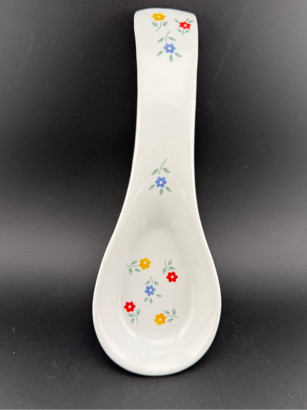 Corelle English Meadow Stoneware Spoon Rest Petite Flowers 8”x3”x1” Cottage Core
